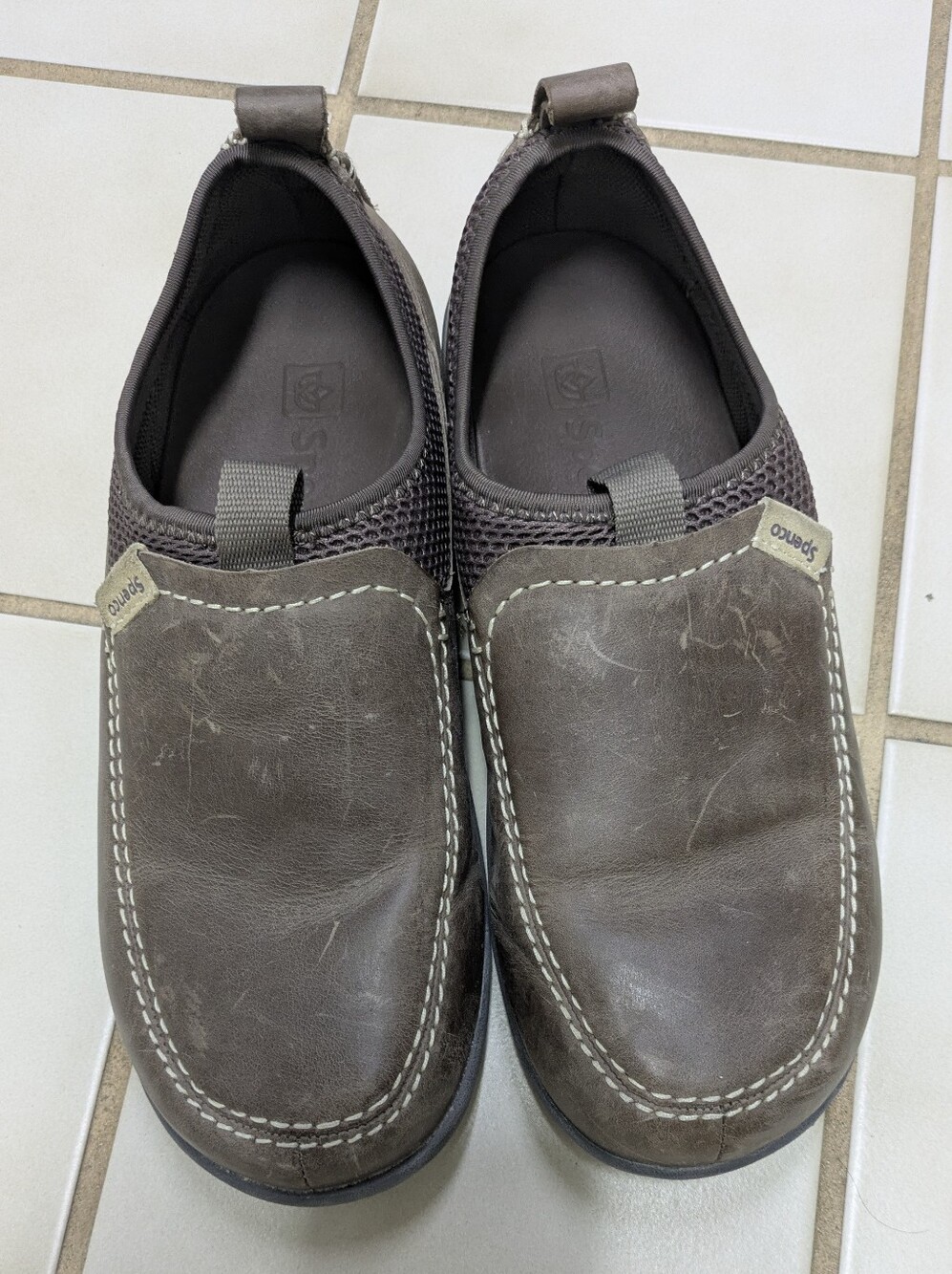 rare SPENCO TIMBERJACK Rugged Support Leather Slip on Loafer men 9